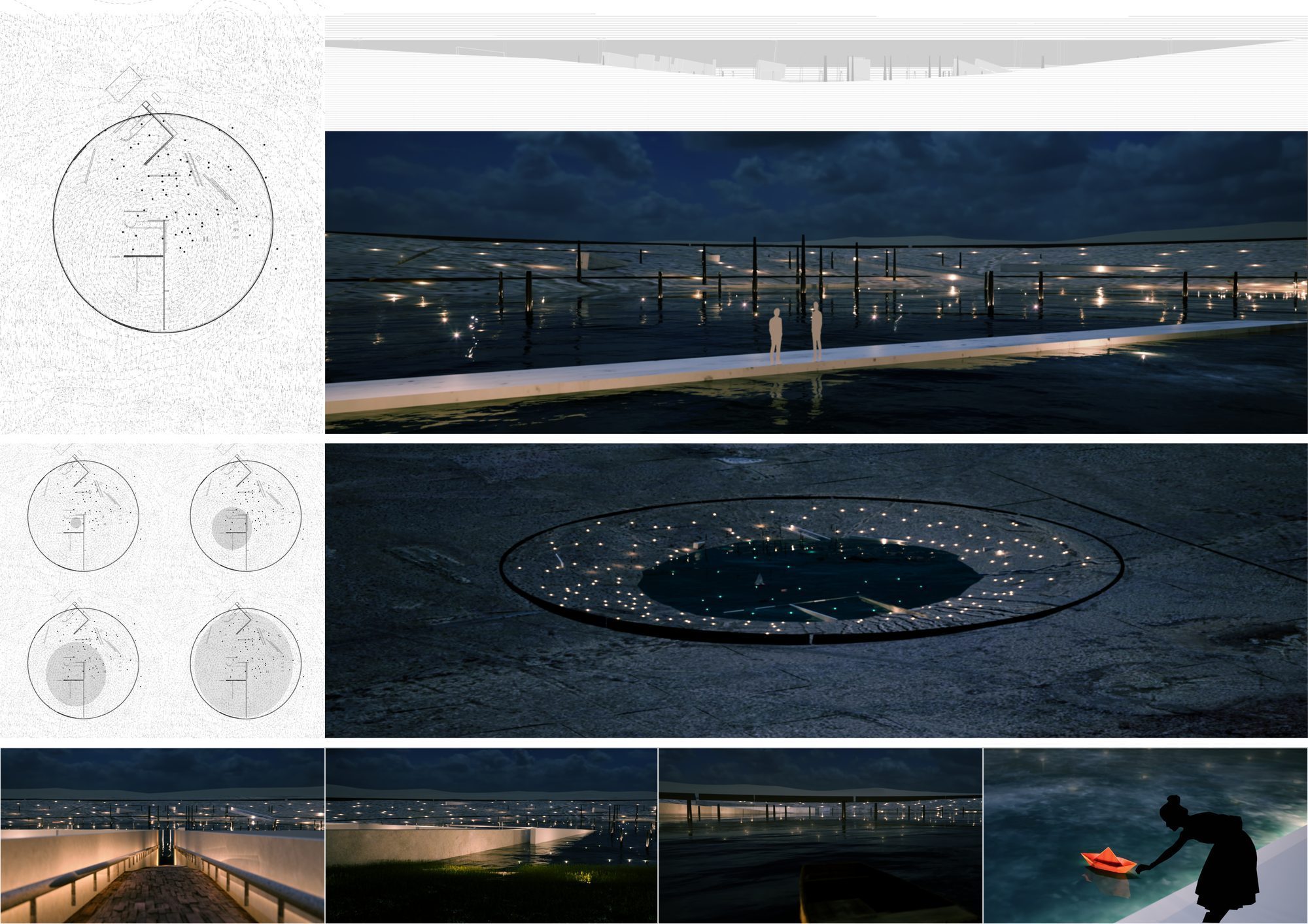 The Last Nuclear Bomb Memorial — competition board
