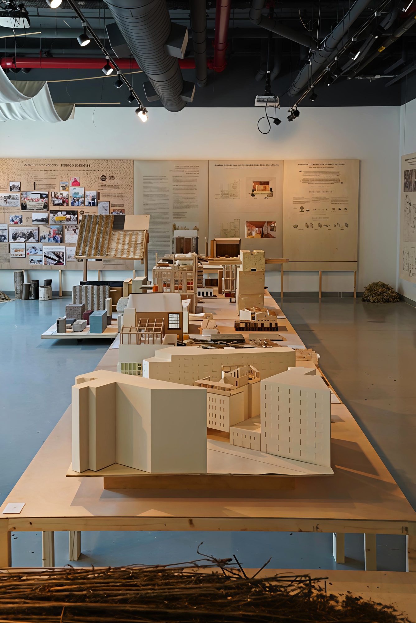 The Air We Breathe — central model on table