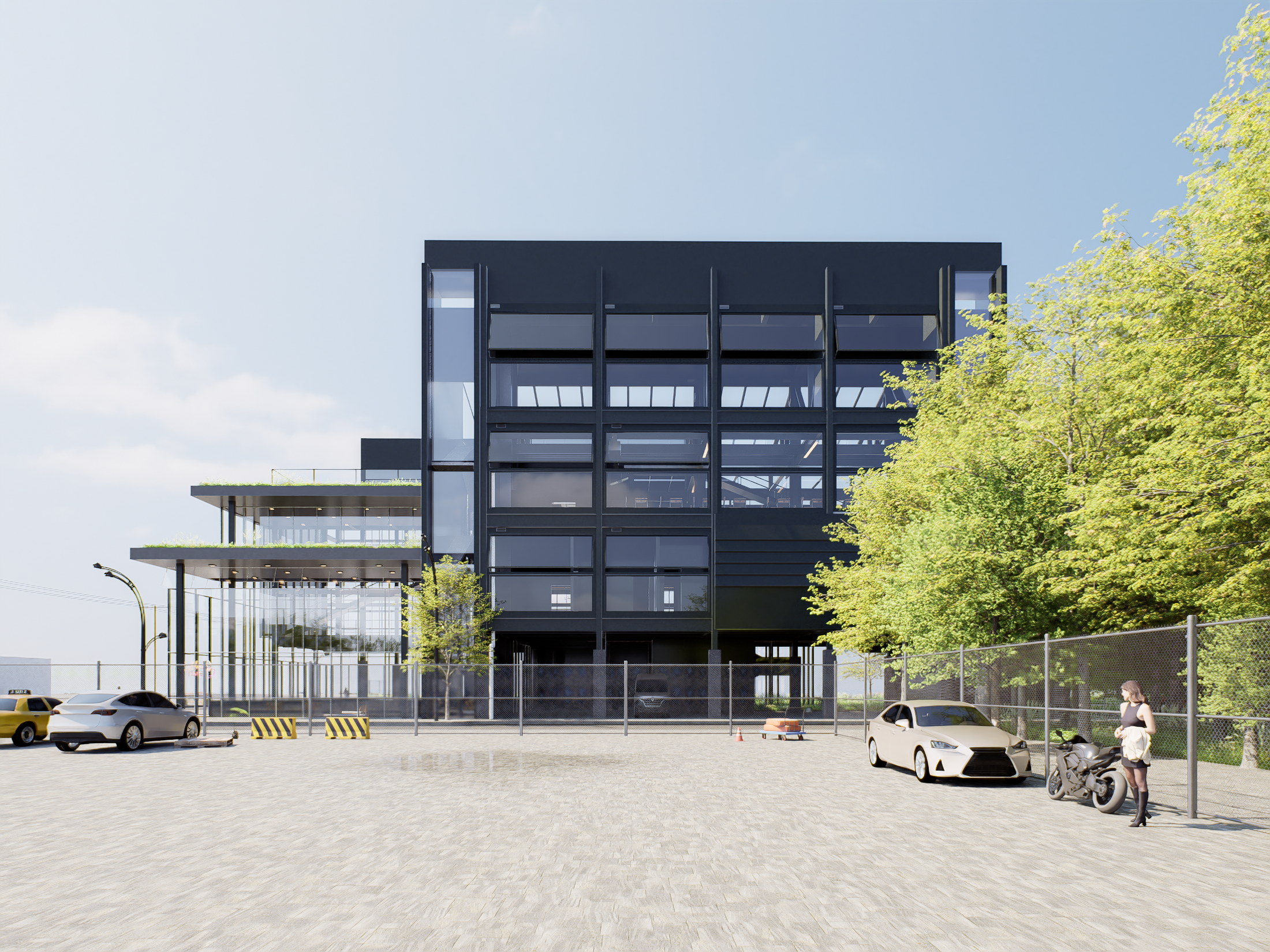 Frameworks of Memory north elevation