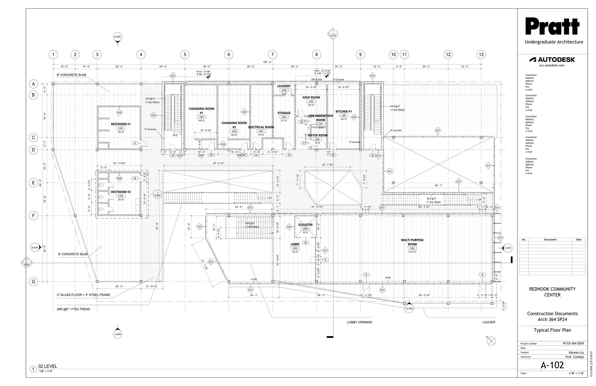 Community Market — technical drawing