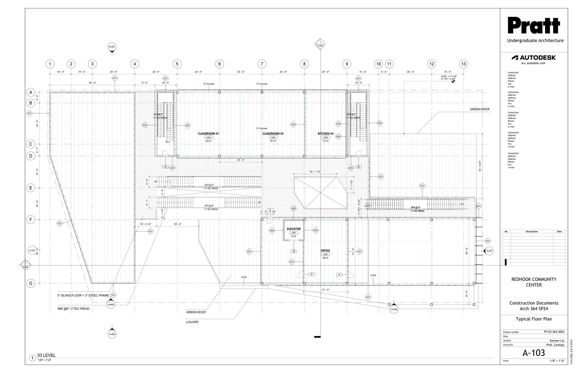 Community Market — technical drawing