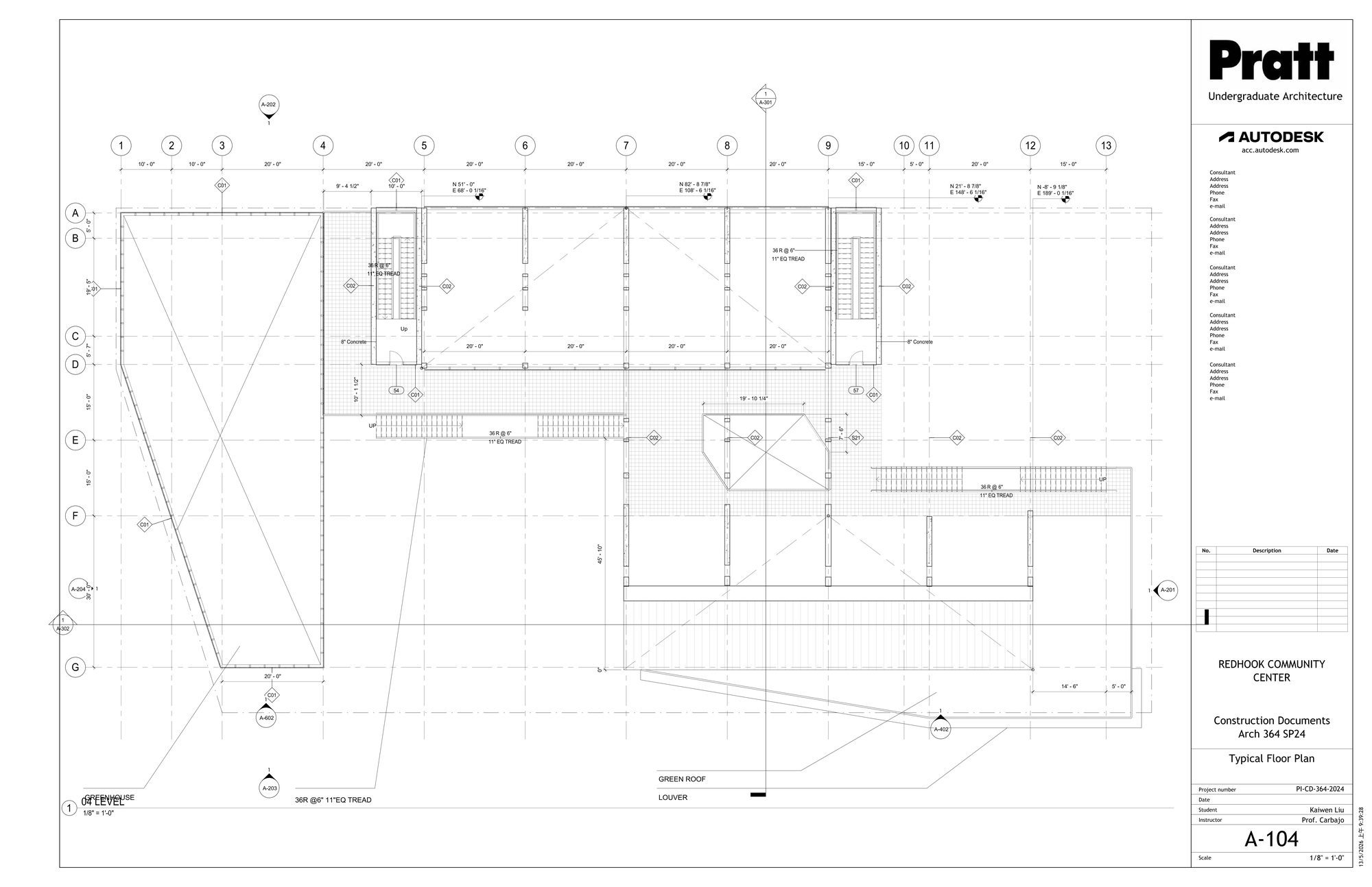 Community Market — technical drawing