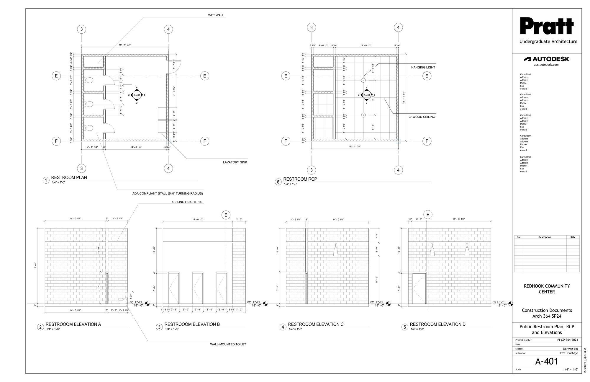 Community Market — technical drawing