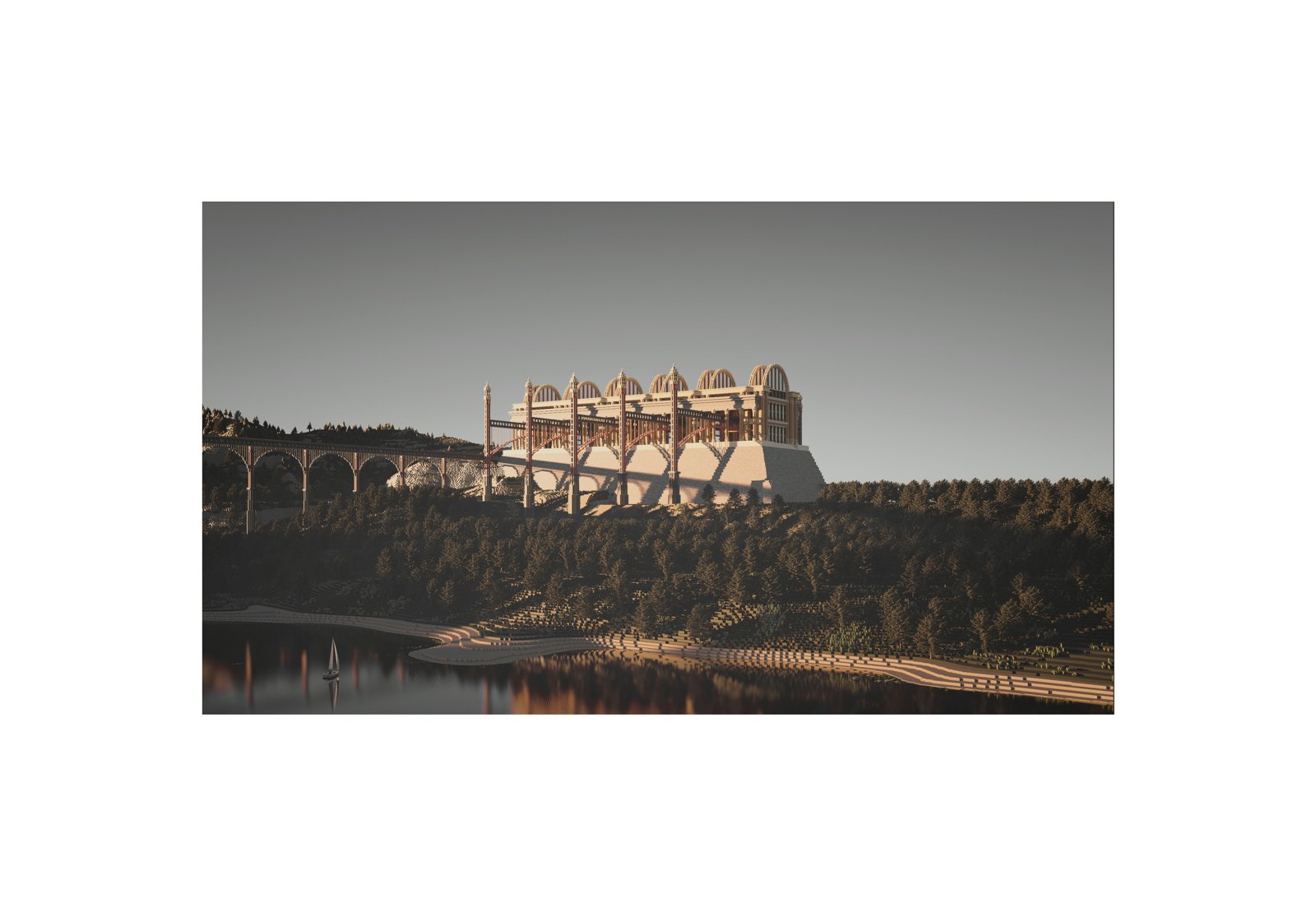 Automata's Heart — citadel in the landscape